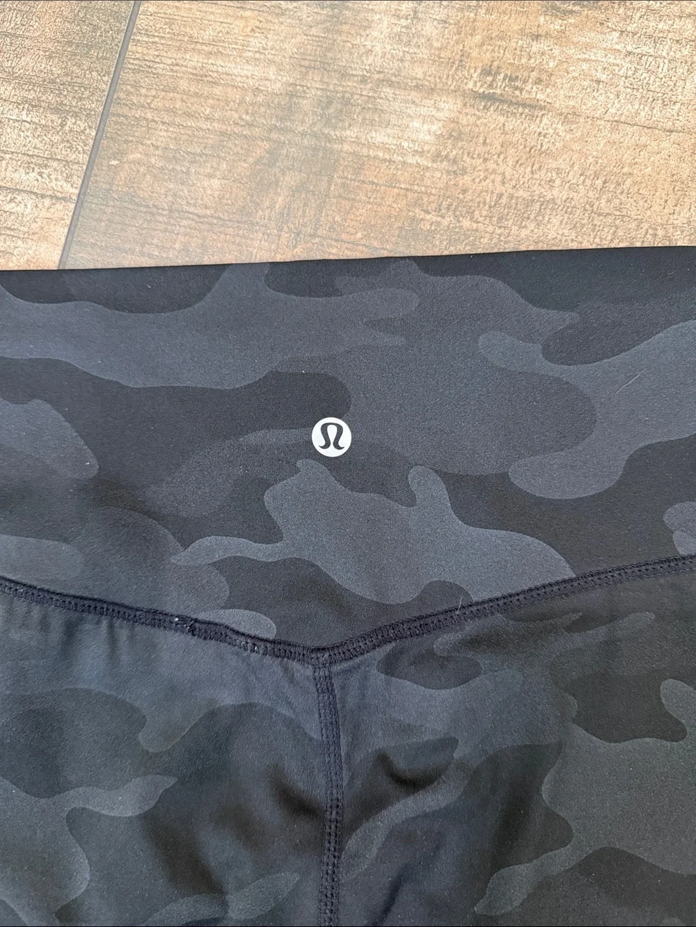 lululemon athletica Kids Black Camo High-Waist Leggings - Picture 2 of 5